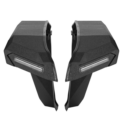 Pair steel front fender flares - pair,